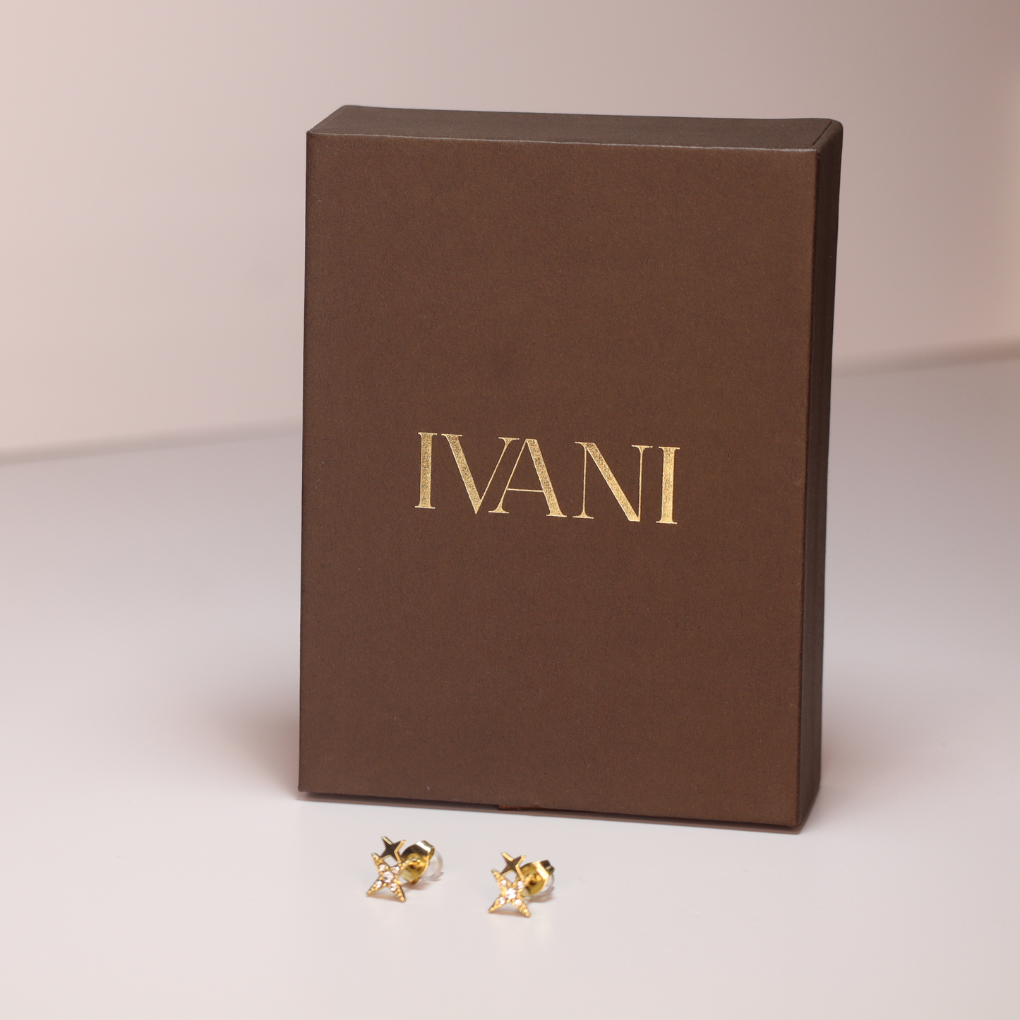 Double Star Stud Earring