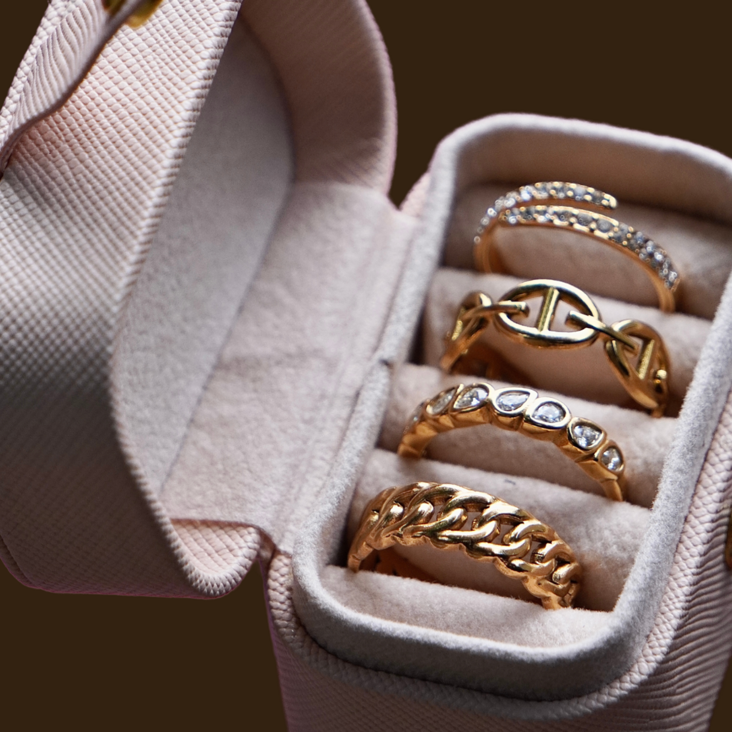 Golden Cuff Ring