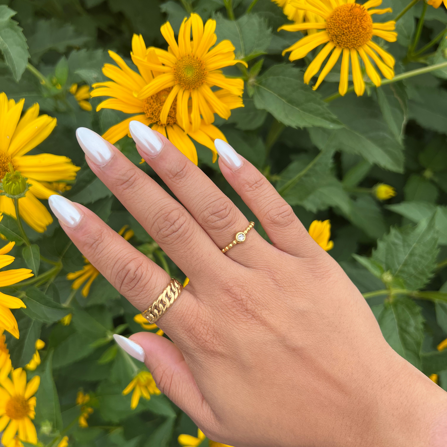 Golden Cuff Ring