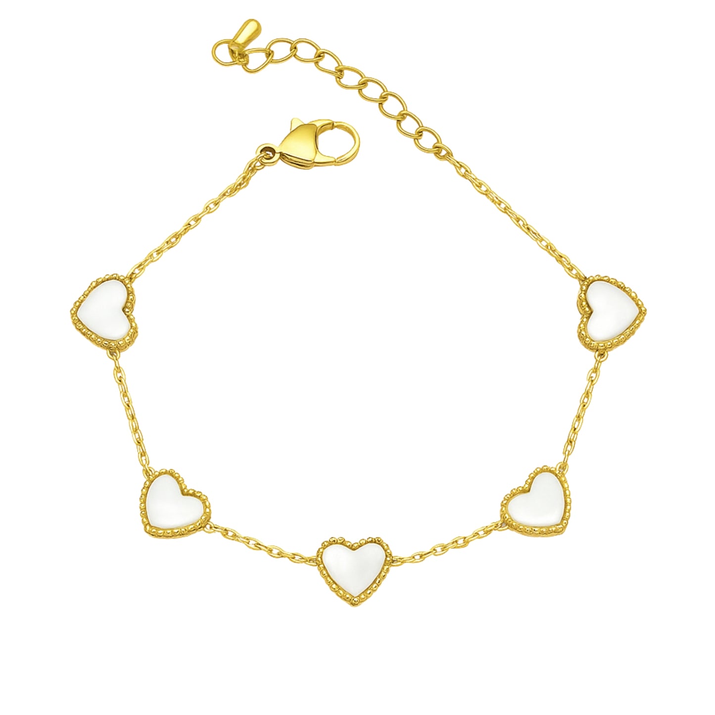 Heart Charm Bracelet