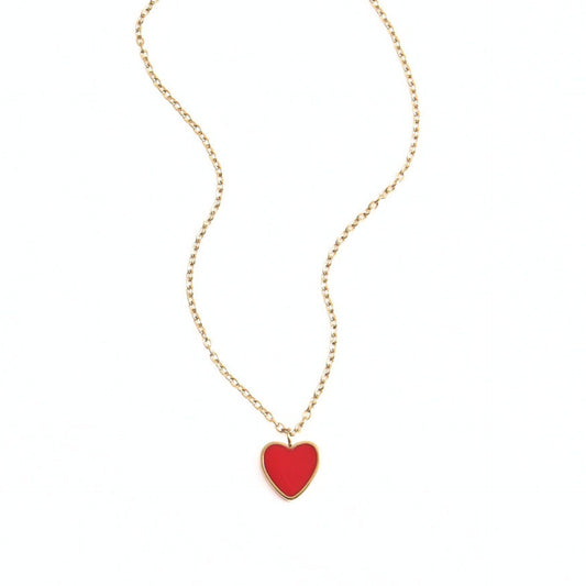 Red Heart Necklace