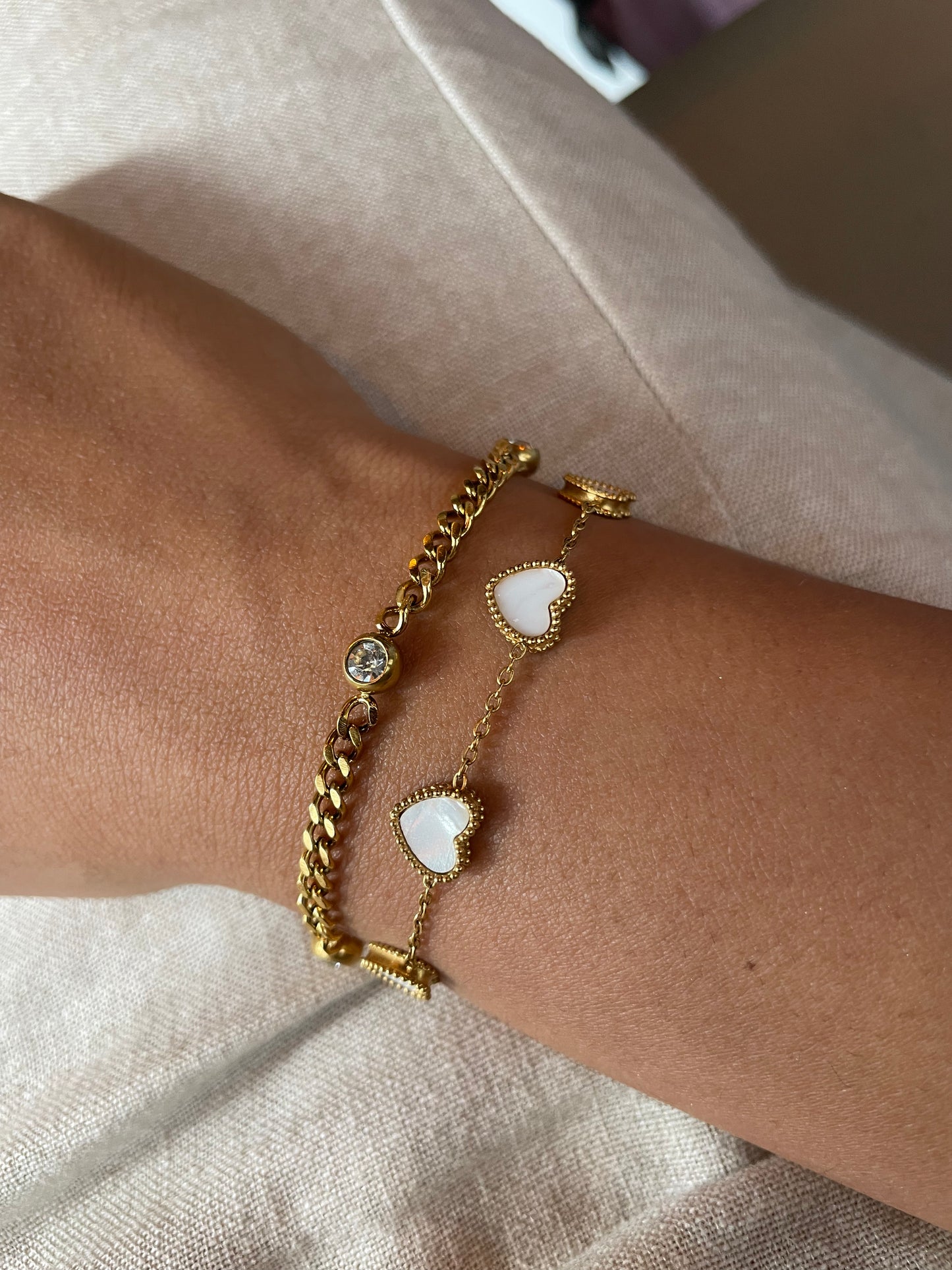 Heart Charm Bracelet