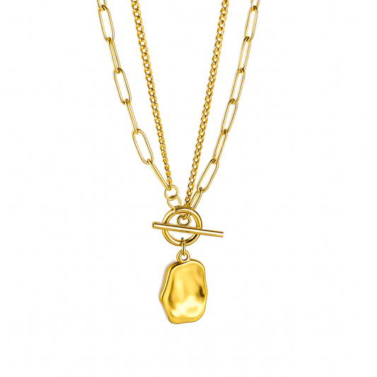 Double Chain with Pendant