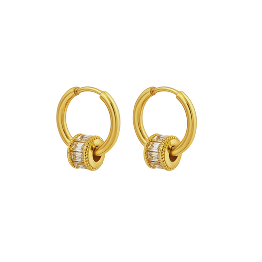 Sparkle Wheel Earring