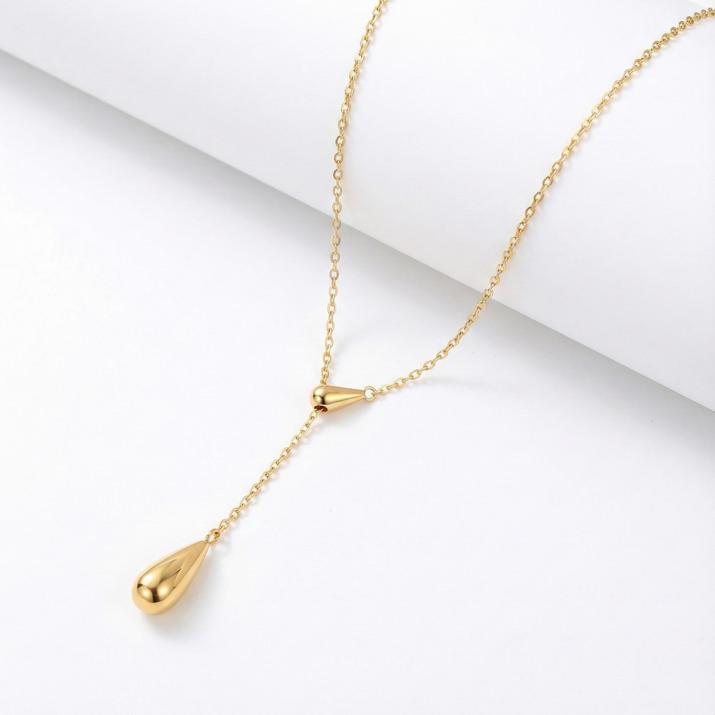 Lotus Drop Necklace