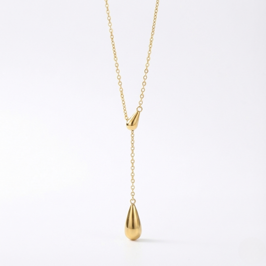 Lotus Drop Necklace